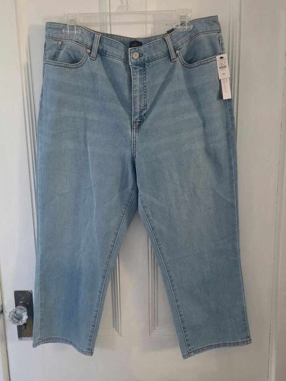 Talbots Straight Leg Crop Jeans Petite Plus Size